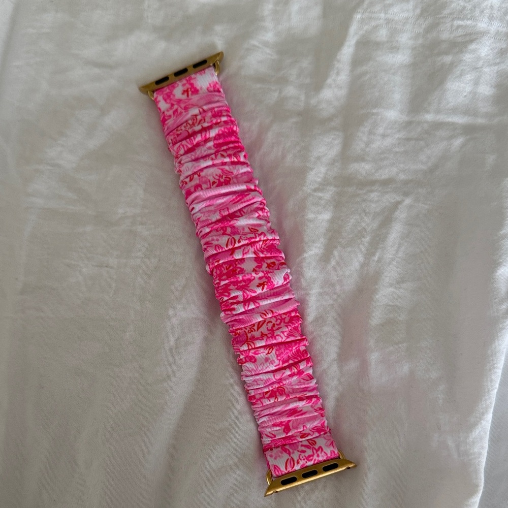 Lilly Pulitzer Pink Floral Watch Band